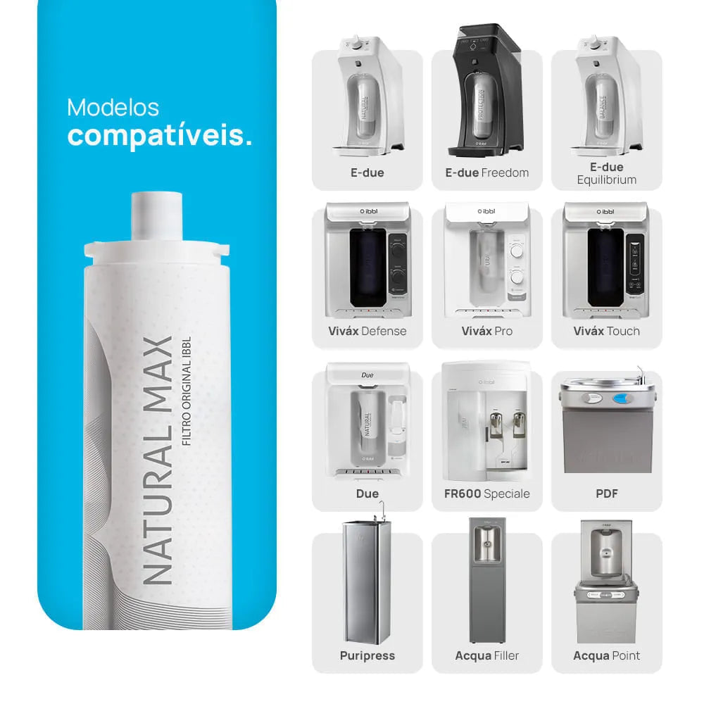 Filtro de Água Natural Max (C+3 Max)